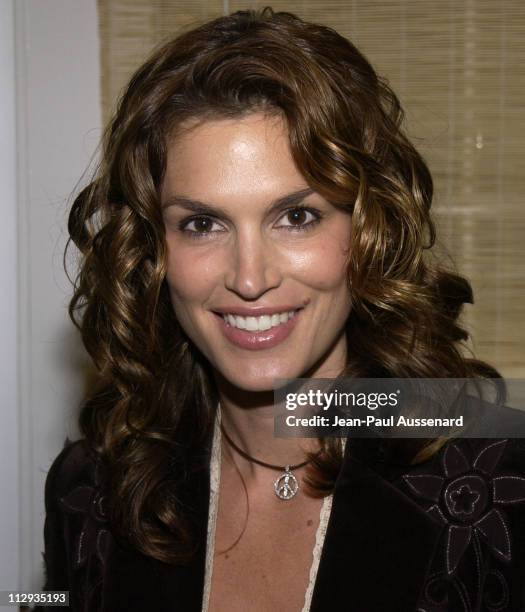 Cindy Crawford during Opening of "Belle Gray" Lisa Rinna's New Clothing Boutique at Belle Gray in Sherman Oaks, California, United States.
