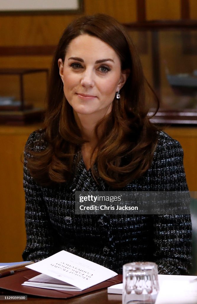 Duchess Of Cambridge Attends 'Mental Health In Education' Conference