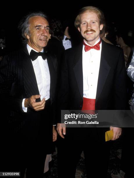 Arthur Hiller and Ron Howard during 38th Annual Directors Guild of America Awards at Beverly Hilton Hotel in Beverly Hills, California, United States.