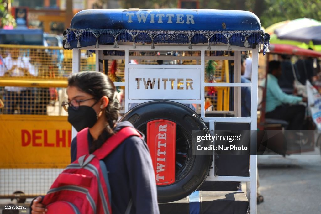 Daily Life In New Delhi, India
