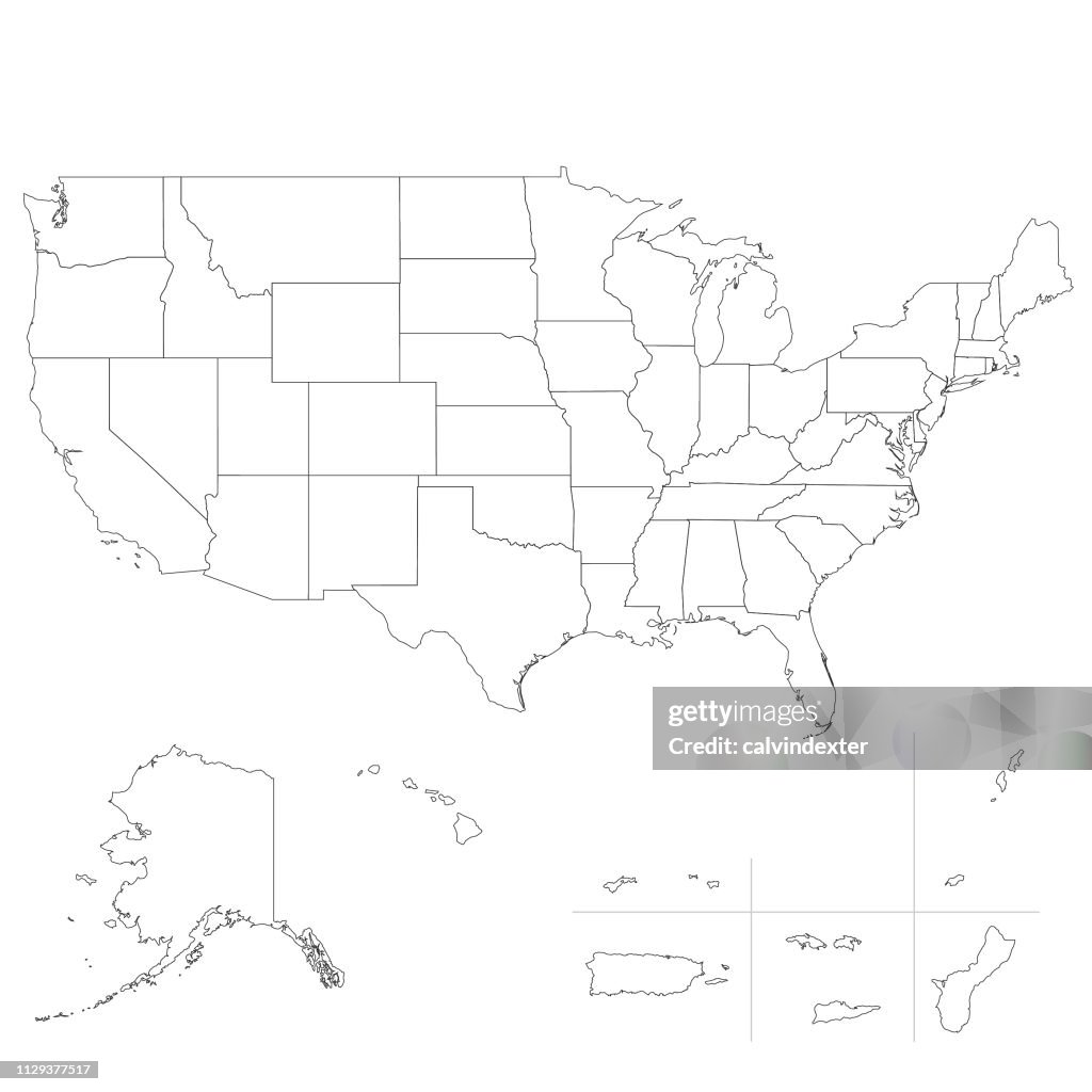 USA map