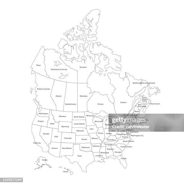 usa map - learning spanish stock illustrations