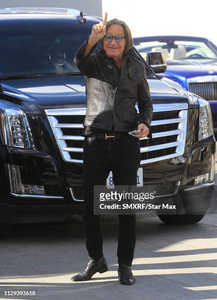 Mohamed Hadid is seen on March 8, 2019 in Los Angeles, California.