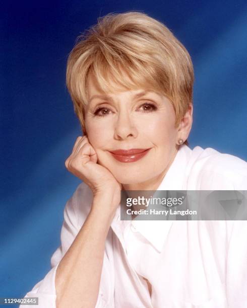 Actress Barbara Rush poses for a portrait in Los Angeles, California.
