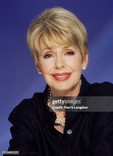 Actress Barbara Rush poses for a portrait in Los Angeles, California.