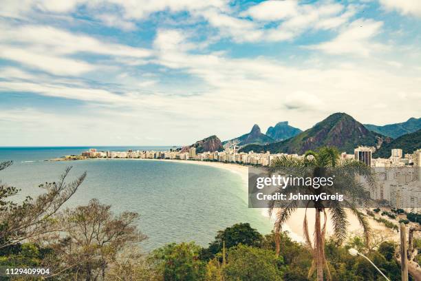 copacabana beach, rio de janeiro - the copacabana stock pictures, royalty-free photos & images