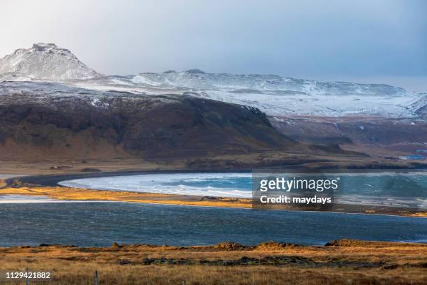 western iceland - impressionante stock-fotos und bilder