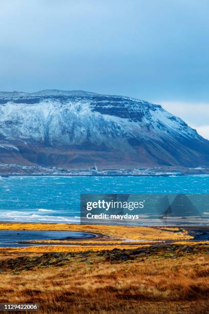 western iceland - impressionante stockfoto's en -beelden