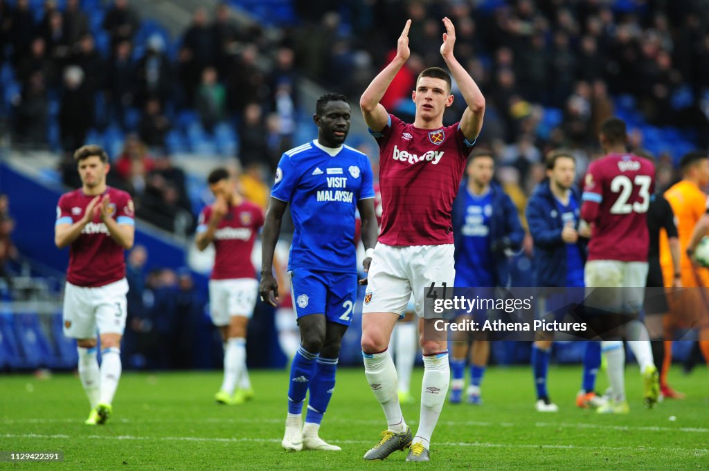 Cardiff City v West Ham United - Premier League