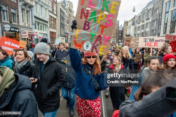 March 9th, Amsterdam. A day after the International Women's day a demonstration under the motto 'all oppression is connected', took place in the...