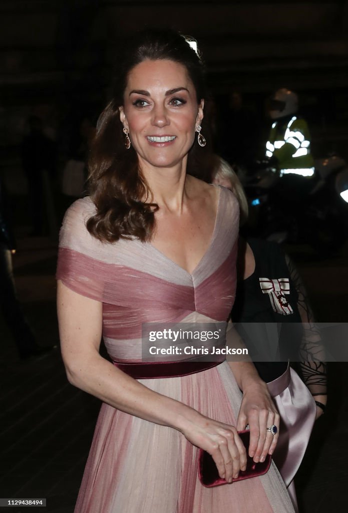 The Duchess Of Cambridge Attends 100 Women In Finance Gala Dinner