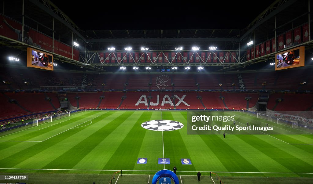 Ajax v Real Madrid - UEFA Champions League Round of 16: First Leg