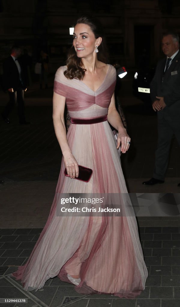 The Duchess Of Cambridge Attends 100 Women In Finance Gala Dinner