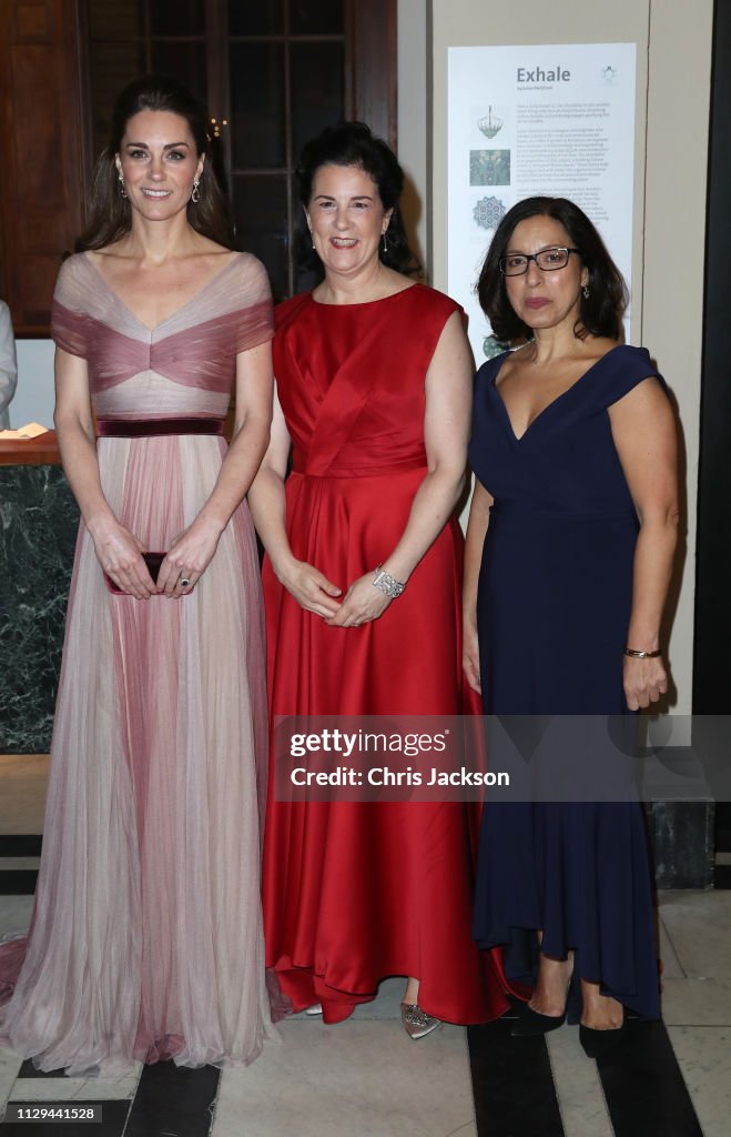 The Duchess Of Cambridge Attends 100 Women In Finance Gala Dinner
