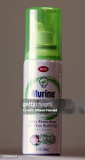 Murine Earigate Ear Cleansing System prevents ear wax buildup.