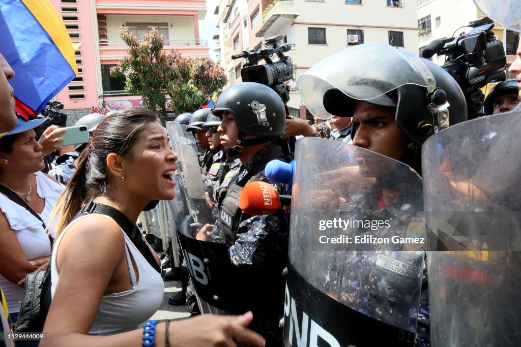 Opposition Protest In Venezuela