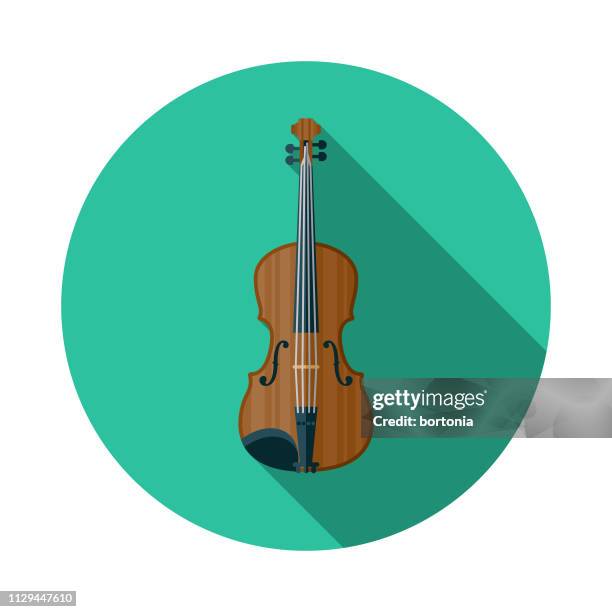 violin musical instrument icon - clothespin string stock illustrations