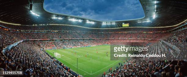 General view of the Allianz Arena during the UEFA Champions League Final between Bayern Muenchen and Chelsea FC on May 19, 2012 in Munich, Germany.