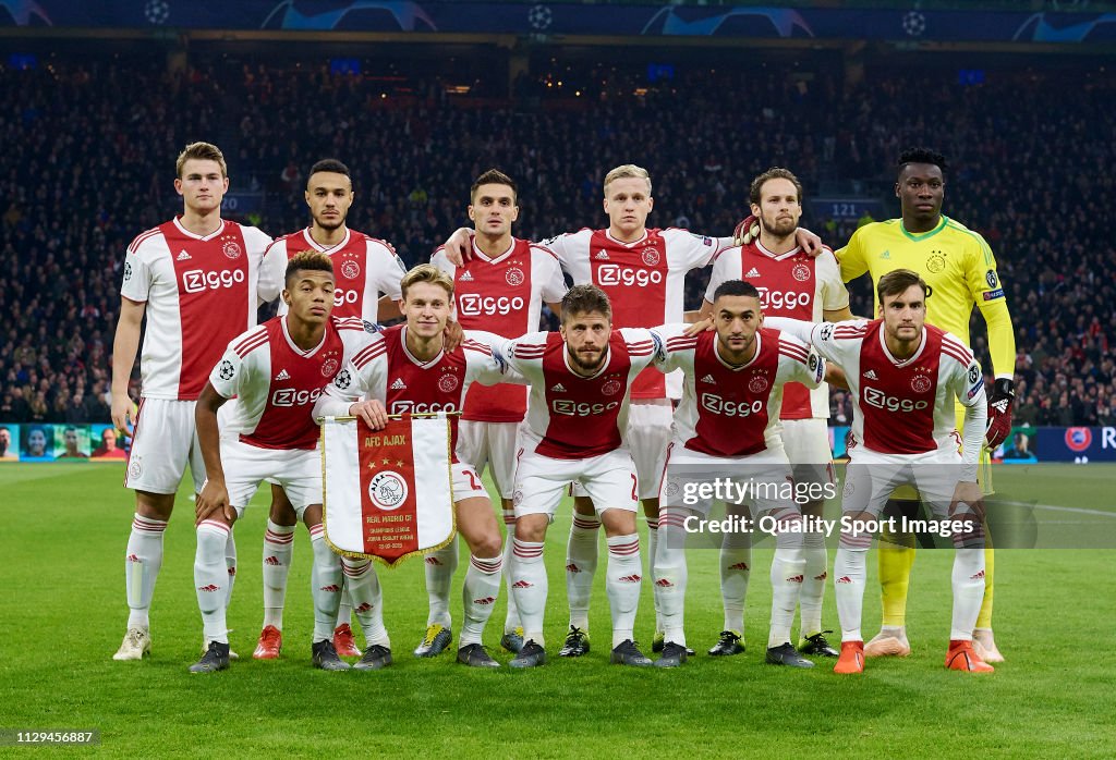 Ajax v Real Madrid - UEFA Champions League Round of 16: First Leg