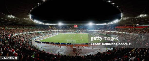 General view of the Ernst Happel Stadium during the match between Austria and Germany on February 06, 2008 in Vienna, Austria.