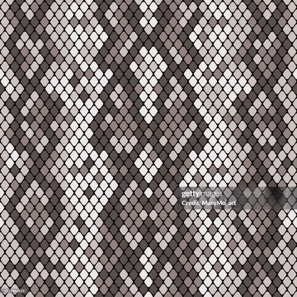 Snakeskin Seamless Pattern Realistic Texture Of Snake Or Another ...