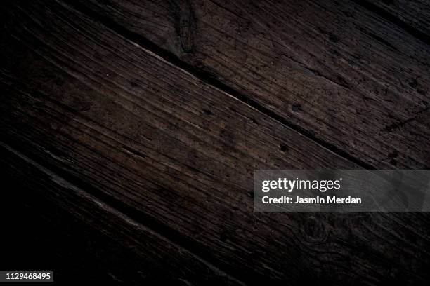 old grunge dark textured wood background - wood floor texture stock pictures, royalty-free photos & images