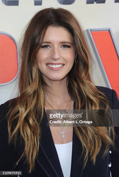 Katherine Schwarzenegger, Pedigree Brand Ambassador, arrives for Cosmic Picture's Superpower Dogs held at California Science Center on March 9, 2019...