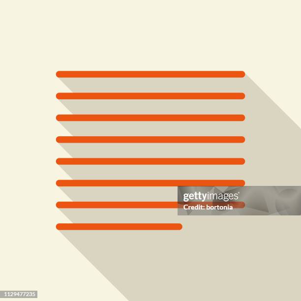 justified left typography icon - paragraph stock illustrations