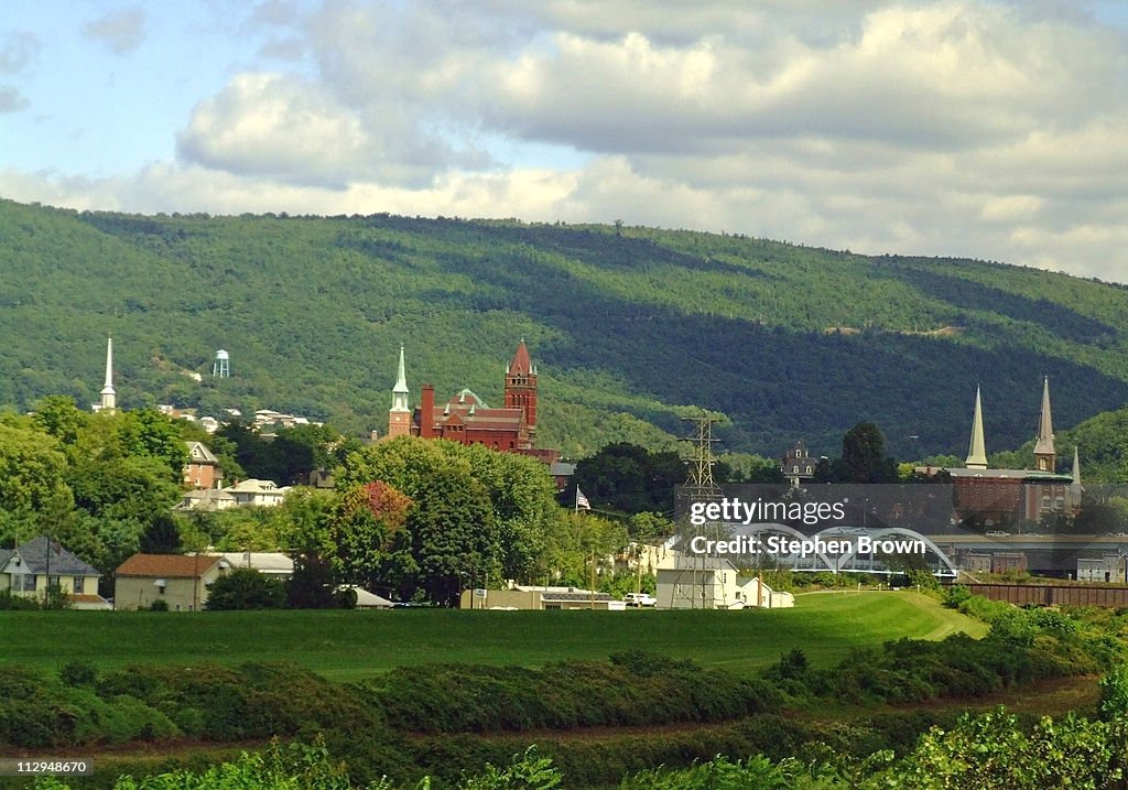 Cumberland, Maryland from the train
