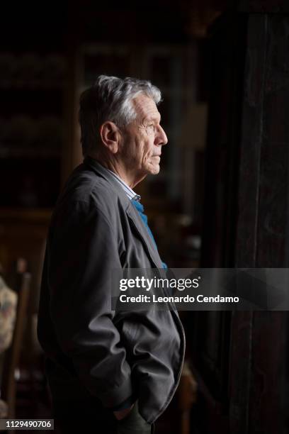 Amos Oz, Israeli writer, Monforte D'alba, Italy, 15th October 2016.