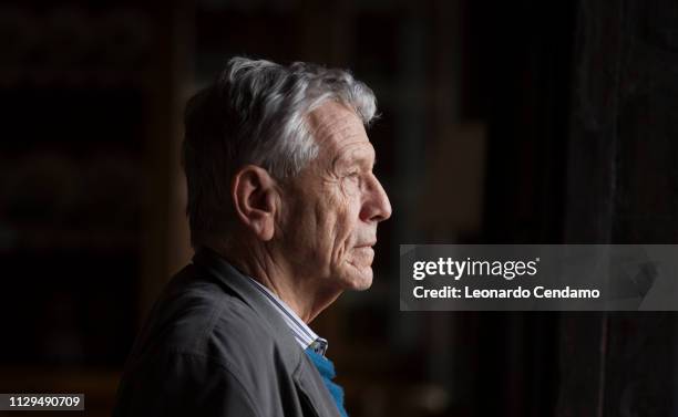 Amos Oz, Israeli writer, Milan, Italy, 15th October 2016.