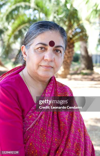Vandana Shiva, ecologist and writer Indiana, Festivaldeisensi, Cisternino 2010, Torino, Italy, 2010.