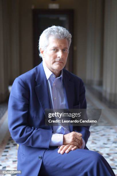 Alain Elkann, writer, TV journalist, Milano, Italy, 2010.