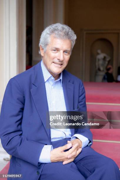 Alain Elkann, writer, TV journalist, Milano, Italy, 2010.