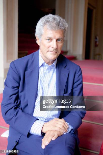 Alain Elkann, writer, TV journalist, Milano, Italy, 2010.