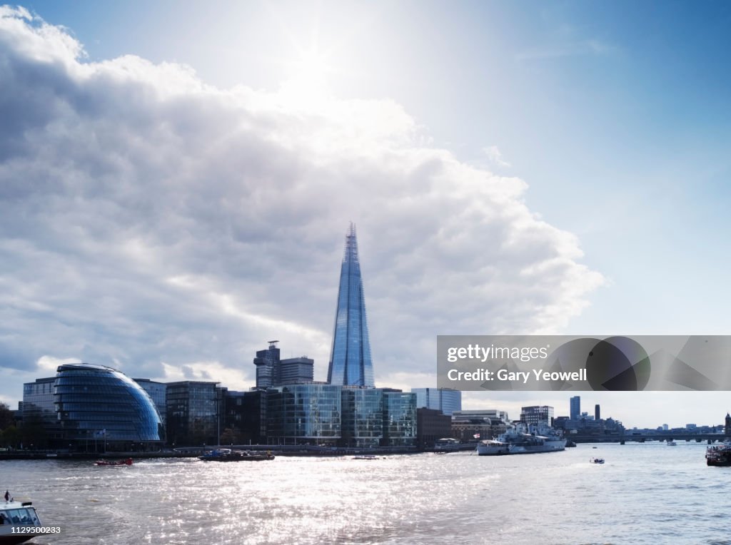 The Shard and Southbank in London