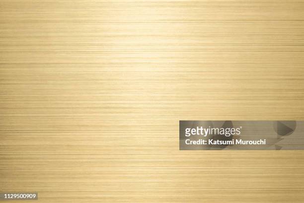 gold metalic hairline background - gold metal stock pictures, royalty-free photos & images
