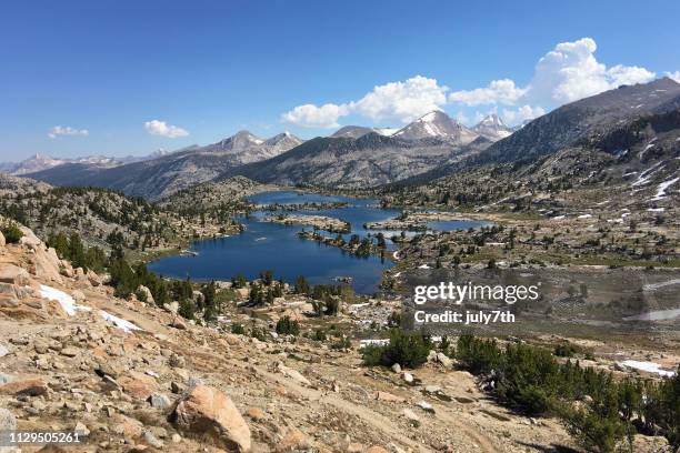 marie-seen-becken, ansel adams wilderness - wildnisgebiet ansel adams stock-fotos und bilder