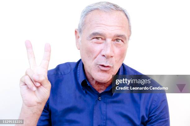 Pietro Grasso, writer and Italian Magistrate, Mantova, Italy, September 2005.