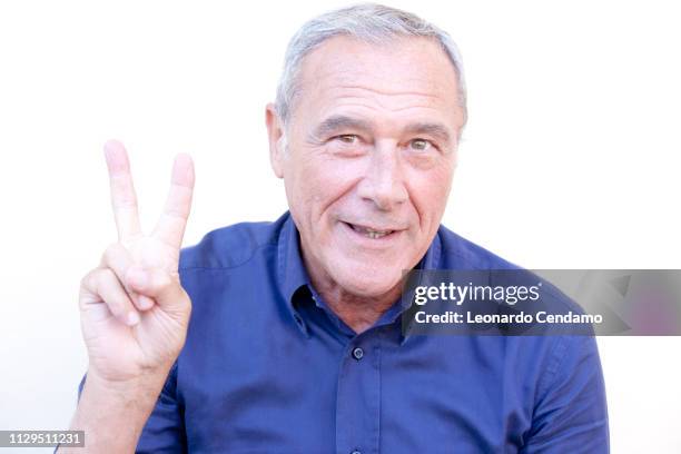 Pietro Grasso, writer and Italian Magistrate, Venezia, Italy, September 2005.