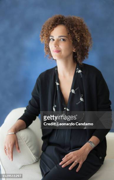 Leila Slimani, Moroccan writer, Torino, Italy, 14th May 2016.