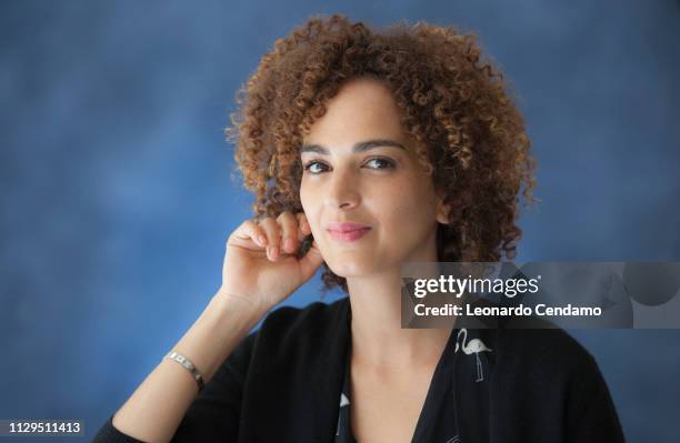 Leila Slimani, Moroccan writer, Mantova, Italy, 14th May 2016.