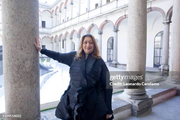 Zaha Hadid, architect, Milan, 11 April 2011.