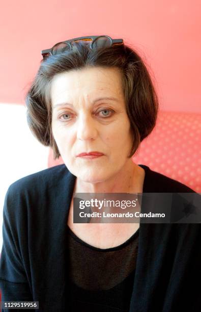 Herta Muller, Romanian-Born German Nobel Prize-Winning novelist, poet and essayist, Milan, Italy, 2010.