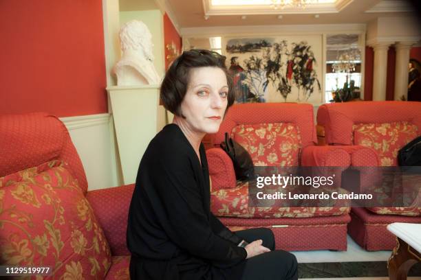 Herta Muller, Romanian-Born German Nobel Prize-Winning novelist, poet and essayist, Milan, Italy, 2010.