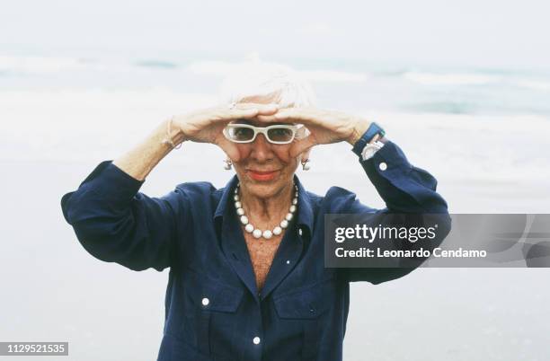 Lina Wertmuller, Italian director and screenwriter, Vieste, Filmfest 1999.