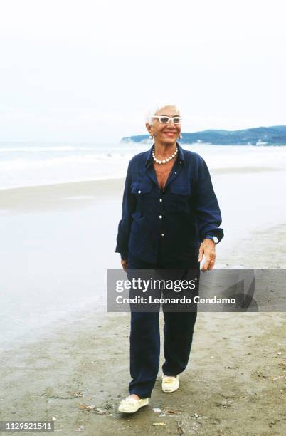 Lina Wertmuller, Italian director and screenwriter, Vieste, Filmfest 1999.