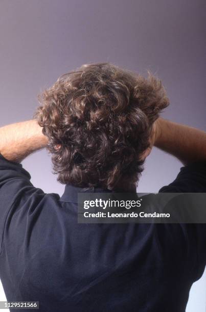 Beppe Grillo, Italian comedian and political activist, Milan, Italy, October 1993.