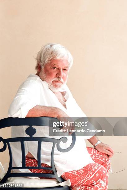 Cinema, portrait, Paolo Villaggio, Torino, Italy, 2000.