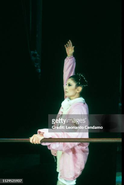 Carla Fracci, Italian Dancer Ballet, Milan, Italy, March 1993.